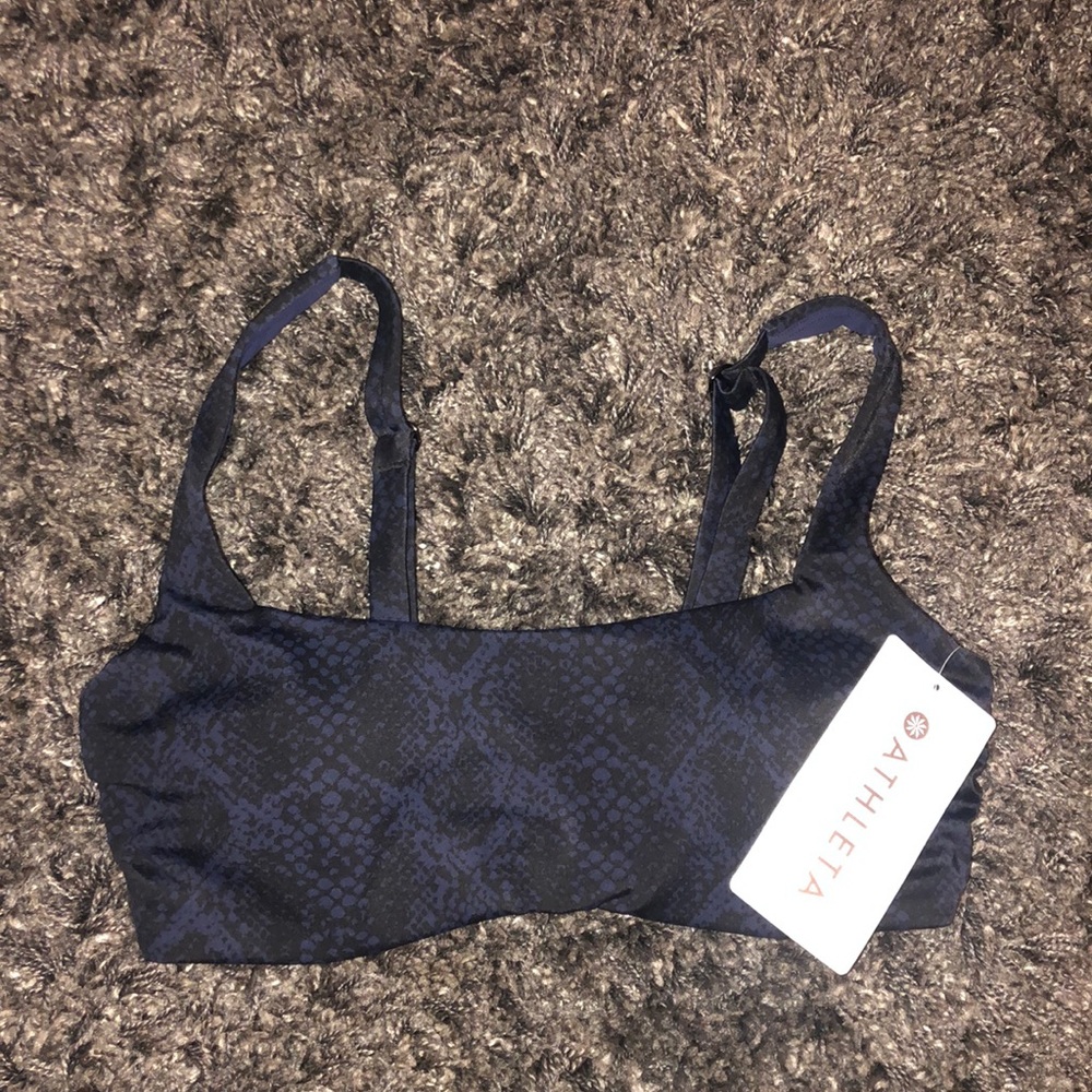 Athleta Snake skin bathing suit top